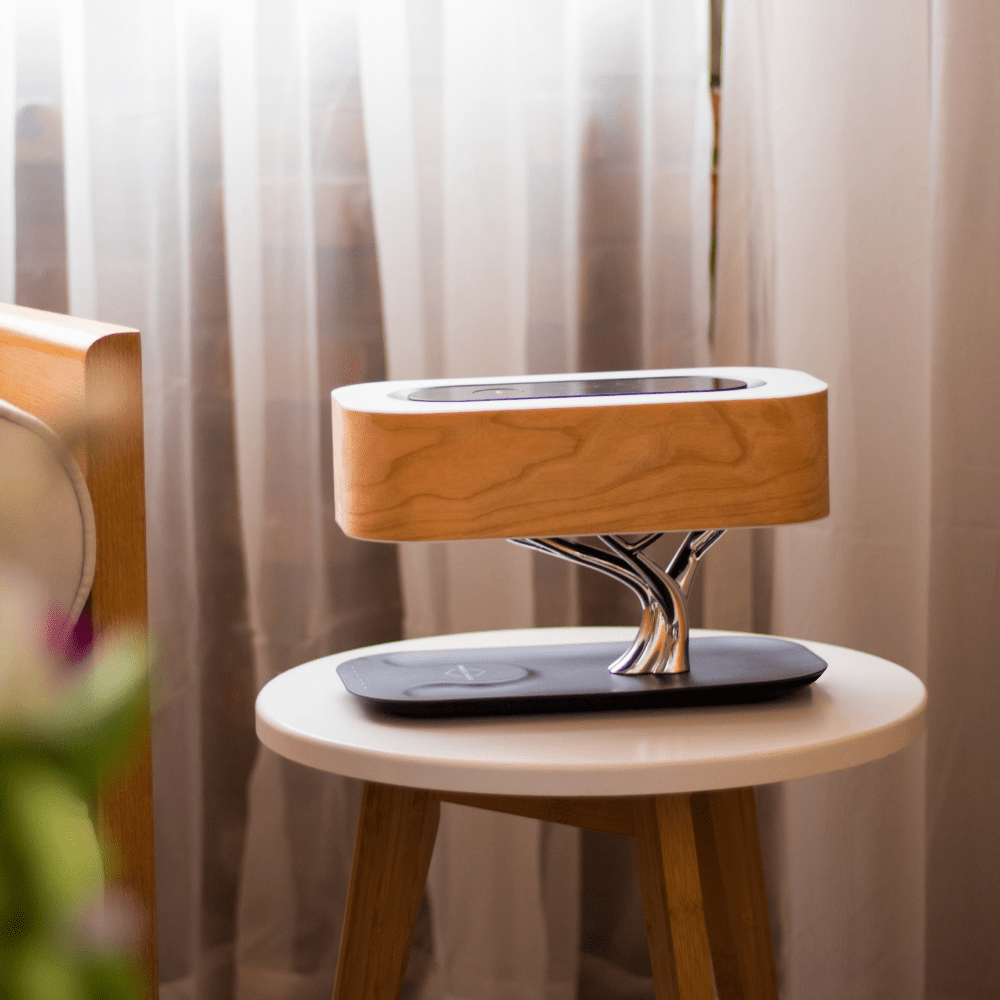 Moktan Sabai 3-in-1 LED Table Lamp Wireless Charger Bluetooth Speaker