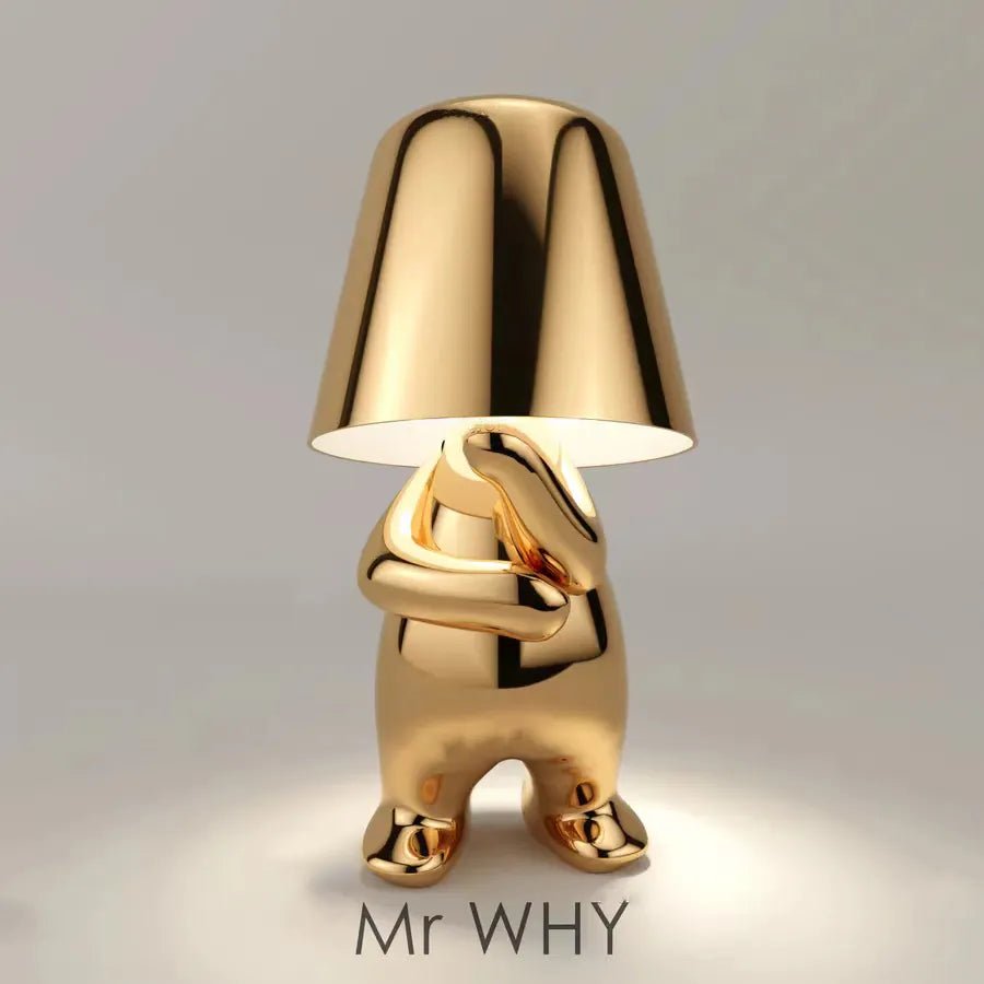 Moktan Sabai Modern Cordless Table Lamp | Dimmable Touch Control LED Bedside Desk Lighting Mr. Why