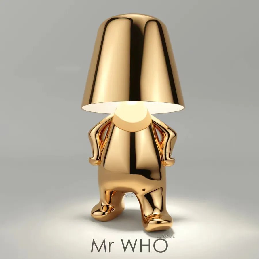 Moktan Sabai Modern Cordless Table Lamp | Dimmable Touch Control LED Bedside Desk Lighting Mr. Who