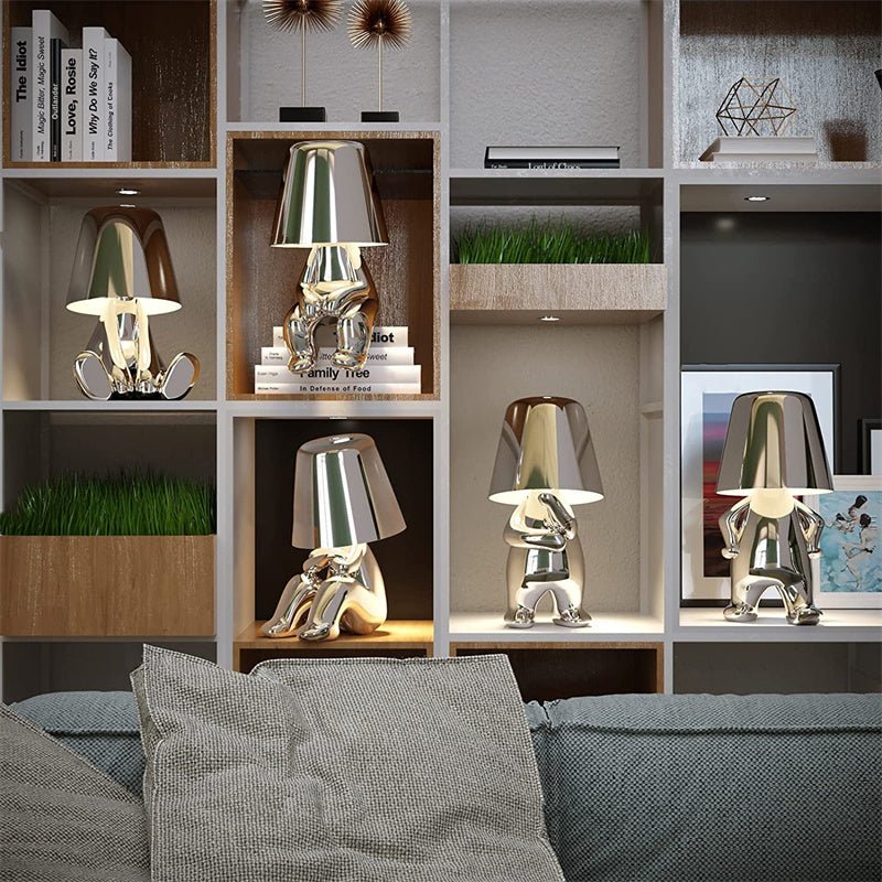 Moktan Sabai Modern Cordless Table Lamp | Dimmable Touch Control LED Bedside Desk Lighting