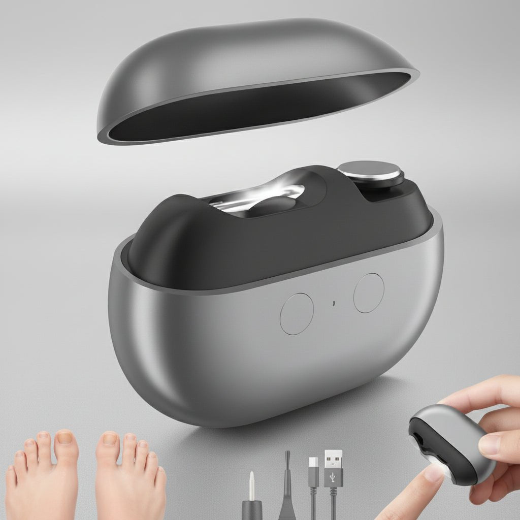Moktan Sabai Electric Nail Clipper with LED Light USB-C Rechargeable