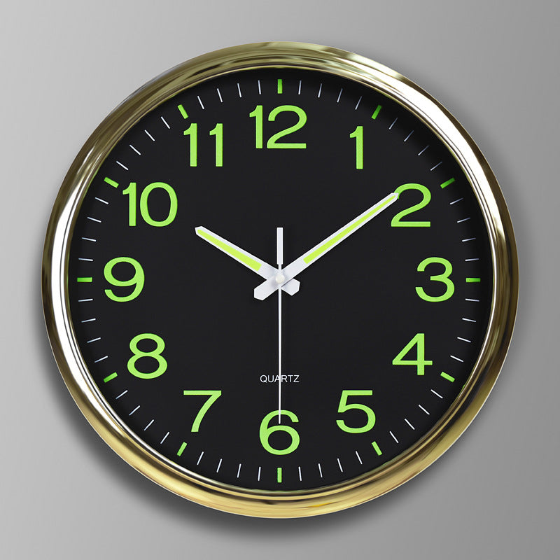 Moktan Sabai LED Wall Clock 30cm Gold Black
