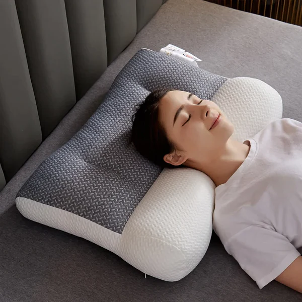 Moktan Sabai Ergonomic Cervical Neck Support Pillow Orthopedic Contour Sleeping Pillow Default