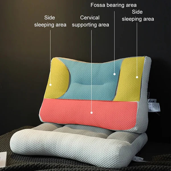 Moktan Sabai Ergonomic Cervical Neck Support Pillow Orthopedic Contour Sleeping Pillow