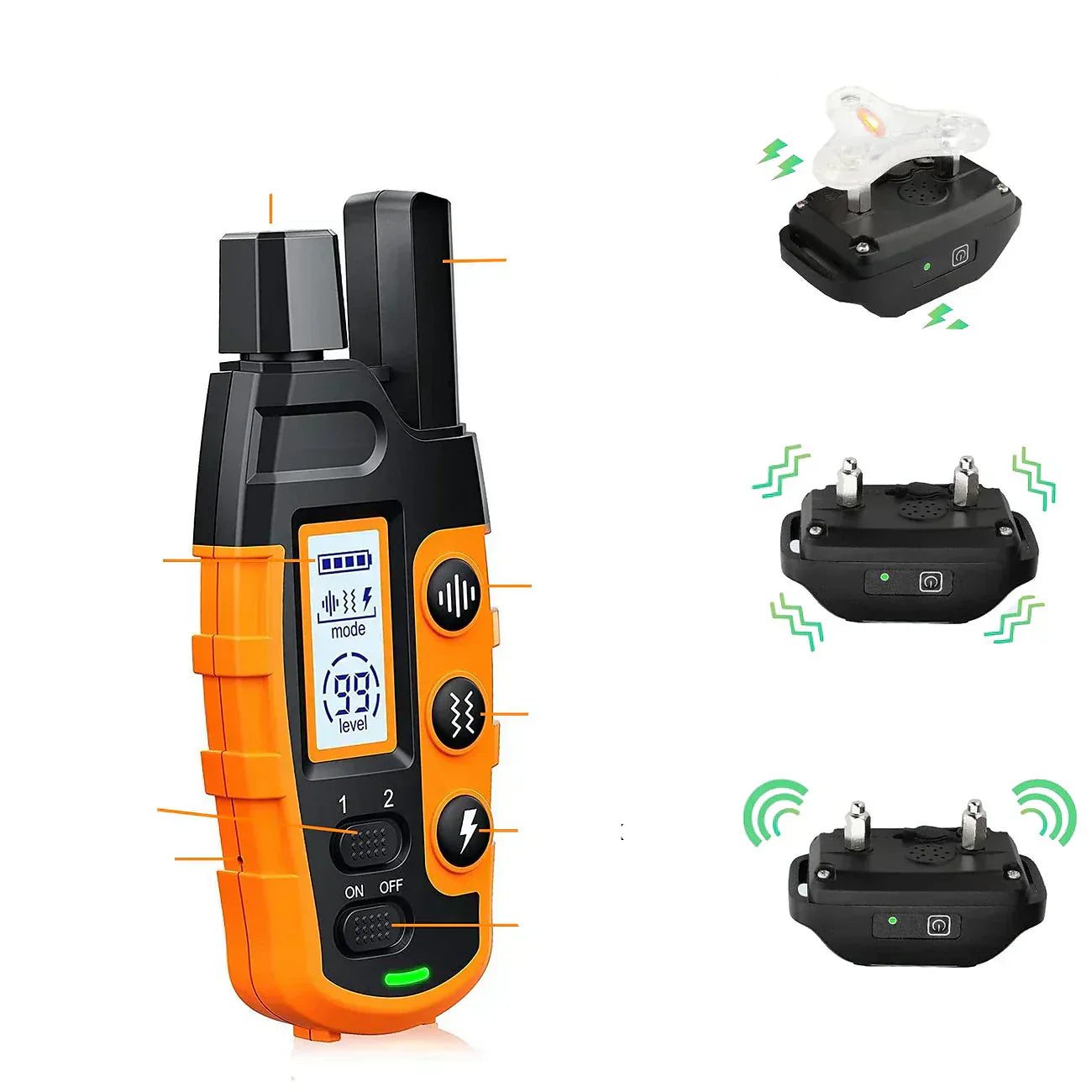 Moktan Sabai NovaPace Remote Dog Training Collar 1000m Waterproof Rechargeable