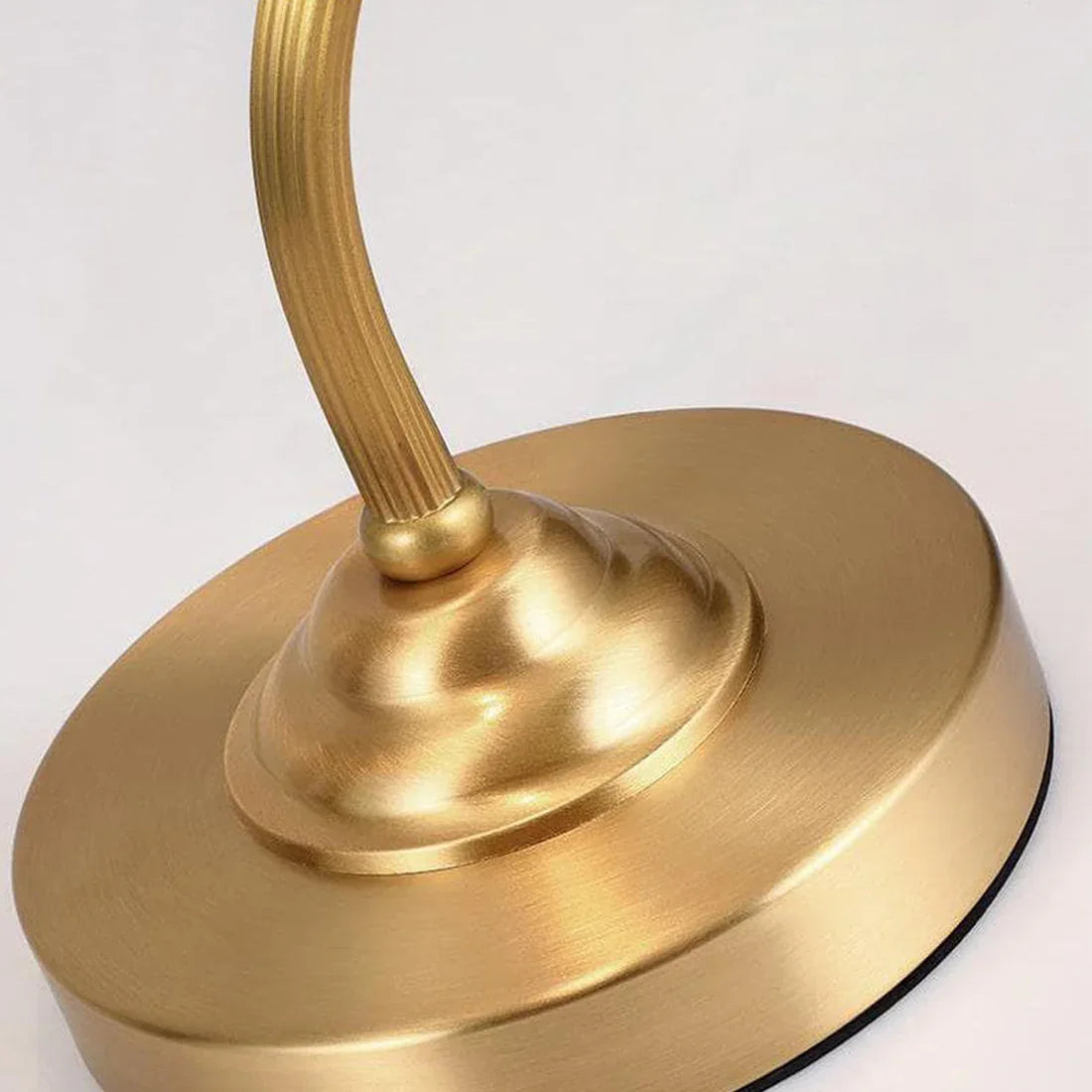 Moktan Sabai Brass Glass Petal Table Lamp E26 Dimmable 16.5" Gold Base