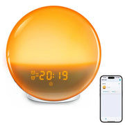 Moktan Sabai Sunrise Alarm Clock with FM Radio Wake Up Light LED Night Lamp