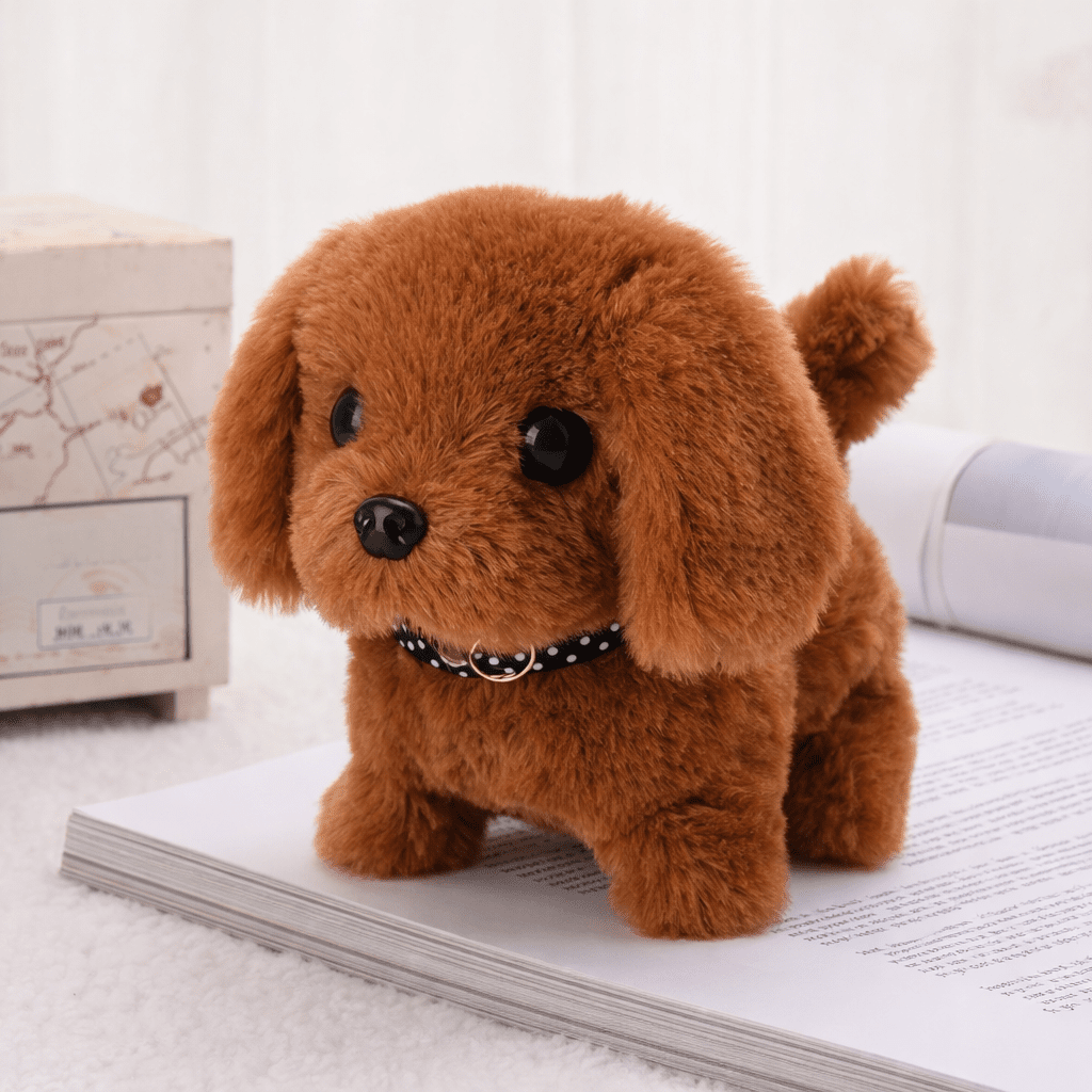 Moktan Sabai Interactive Puppy Plush Toy Walking Barking Electronic Dog Toy for Kids