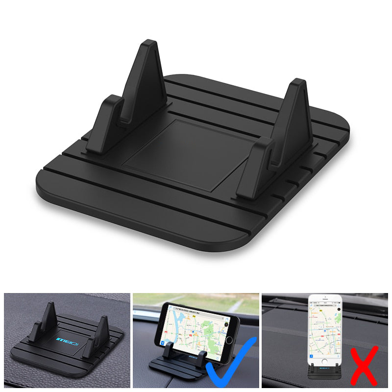 Moktan Sabai Non Slip Car Phone Holder Silicone Dashboard GPS Phone Stand