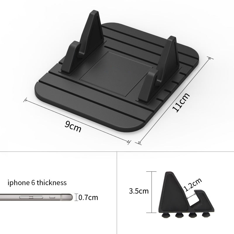 Moktan Sabai Non Slip Car Phone Holder Silicone Dashboard GPS Phone Stand