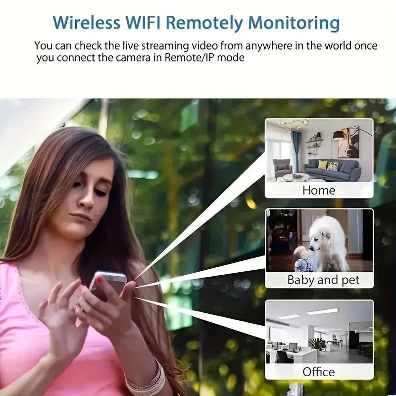 Moktan Sabai 1080P HD Mini WiFi Security Camera Indoor Baby Monitor Night Vision IP Cam