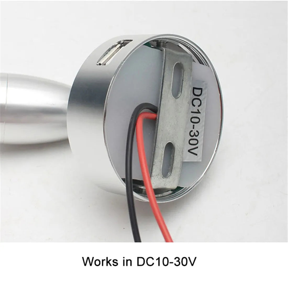 Moktan Sabai LED RV Reading Light 12V/24V with USB Port – Camper, Boat, Trailer Interior Lamp
