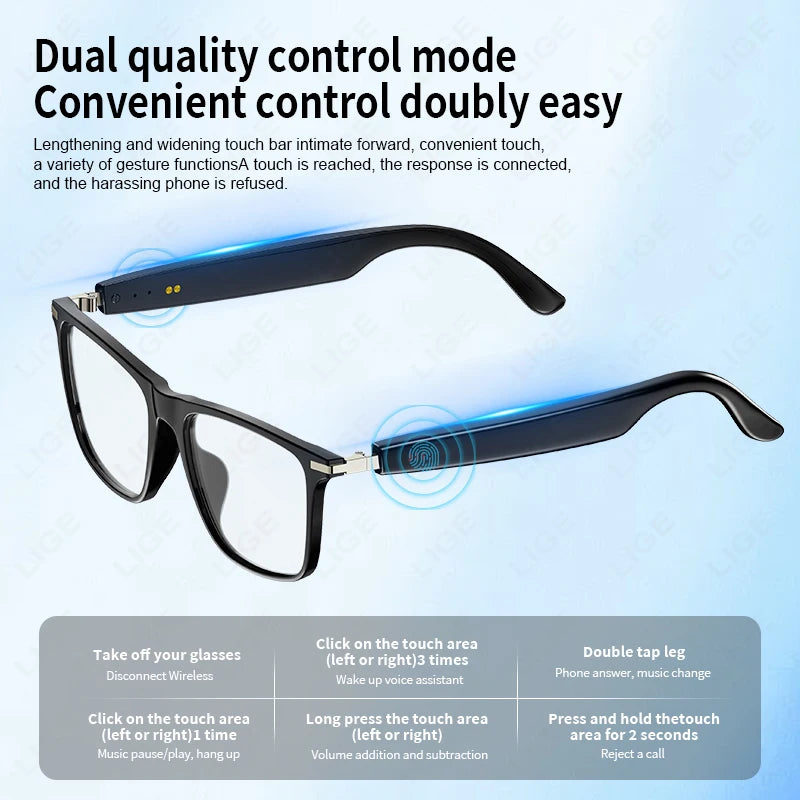 Moktan Sabai Bluetooth Smart Glasses Anti UV Sunglasses Wireless Call Headphones Outdoor