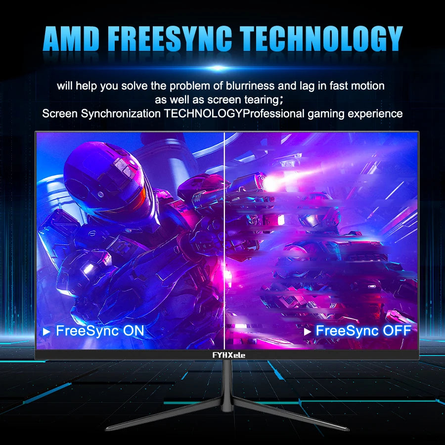 Moktan Sabai 24" Gaming Monitor FYHXele 1080P 100Hz 2ms Eye Care LCD HDR G-Sync VESA Display