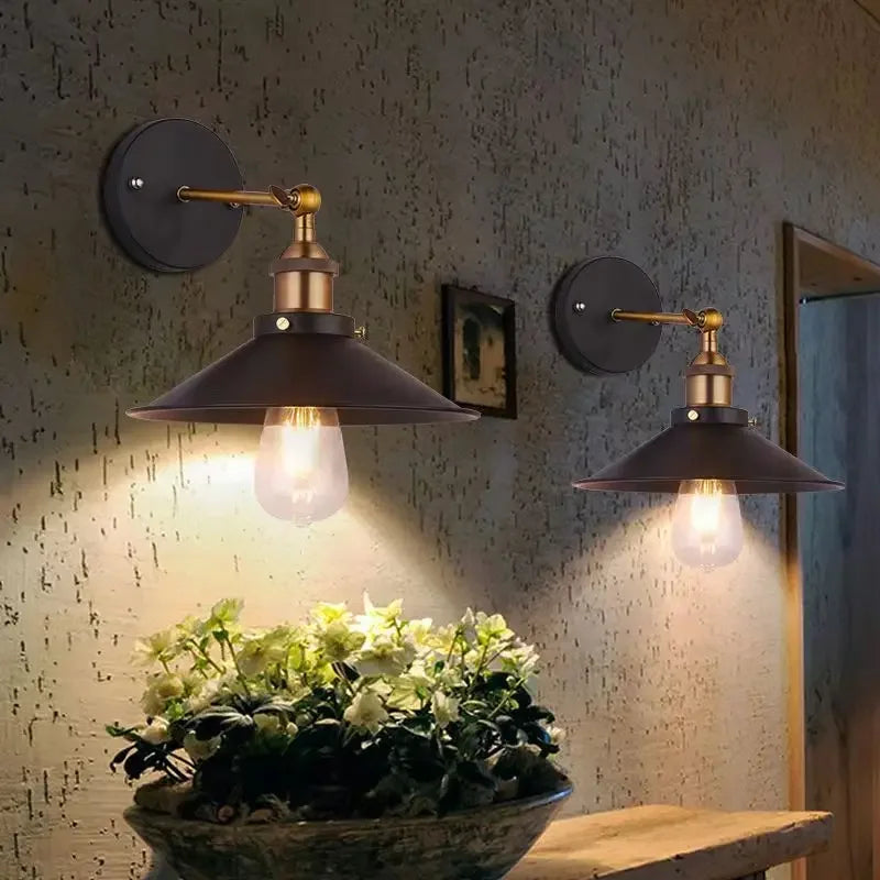 Moktan Sabai Wooden Wall Lamp with Switch – Modern E27 Color Sconce for Bedroom & Living Room