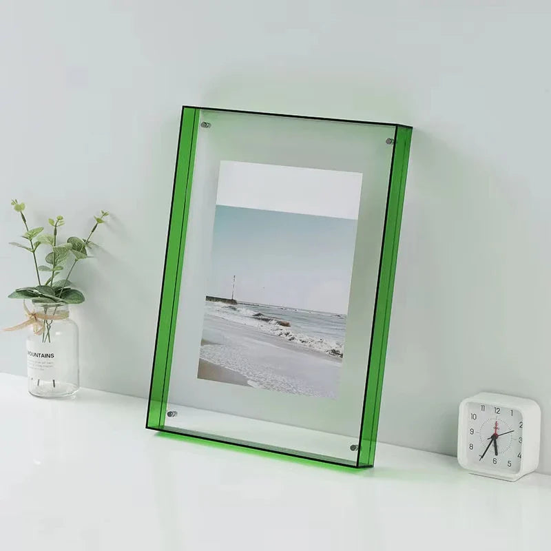 Moktan Sabai Acrylic Floating Frame | Transparent Photo Display