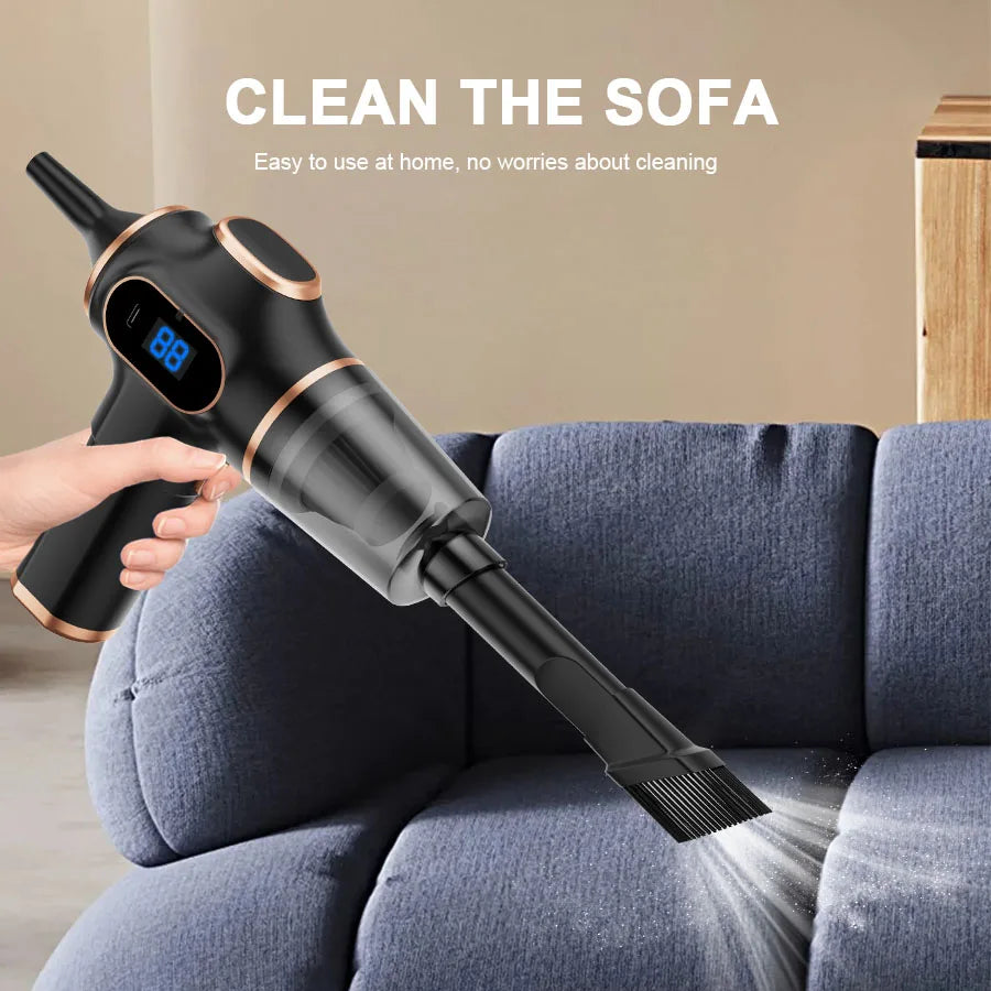 Wireless Car Vacuum Cleaner High Power Portable for Sofa Office Carpet Home