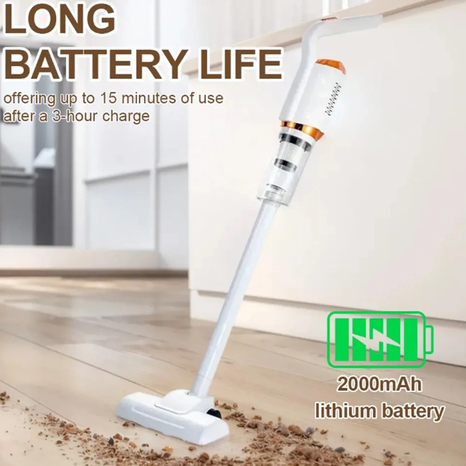 Moktan Sabai 8500Pa Cordless Car Vacuum Cleaner Wireless Handheld Wet Dry 2000mAh