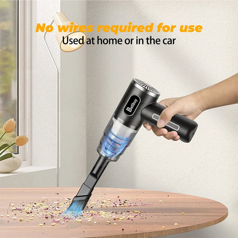 Wireless Handheld Vacuum Cleaner Powerful Portable for Sofa Carpet Debris