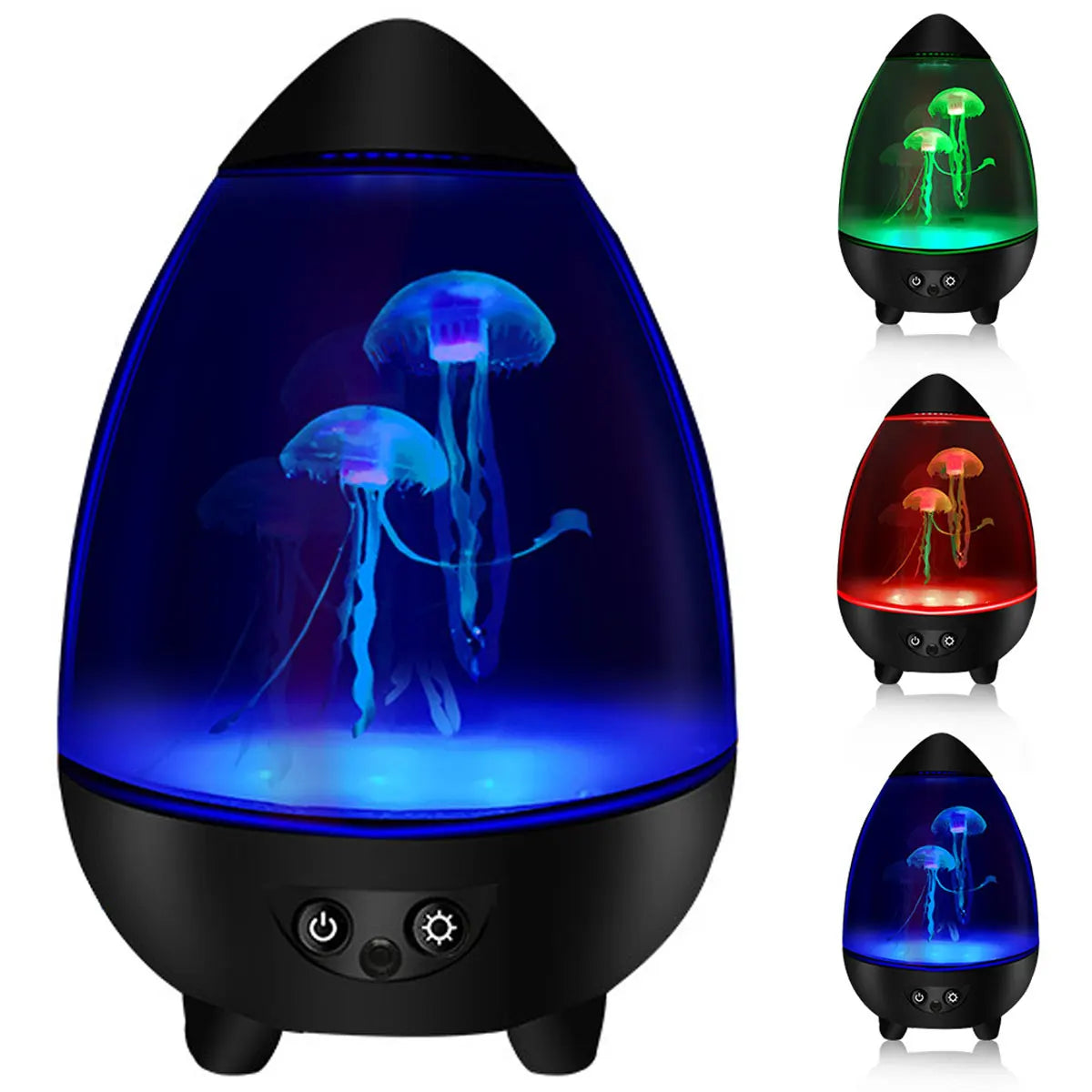 Moktan Sabai LED Jellyfish Lamp RGB Mood Light USB Night Light with Remote Aquarium Desk Decor
