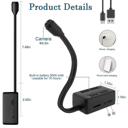 Mini WiFi 1080P Security Camera Adjustable Lens Remote Monitoring Home IP Cam