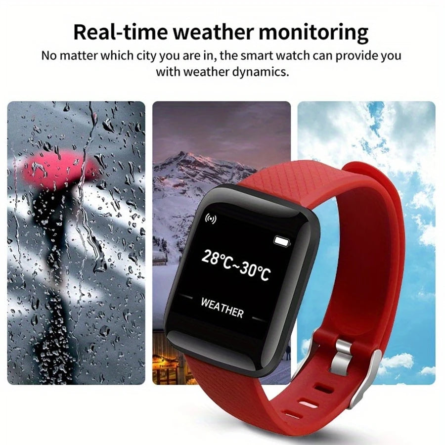 Smartwatch for Men & Women with Fitness Tracker, Messages & Heart Rate Monitor