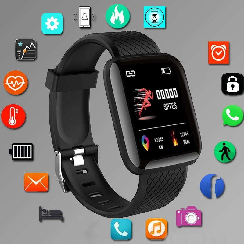 Smartwatch for Men & Women with Fitness Tracker, Messages & Heart Rate Monitor