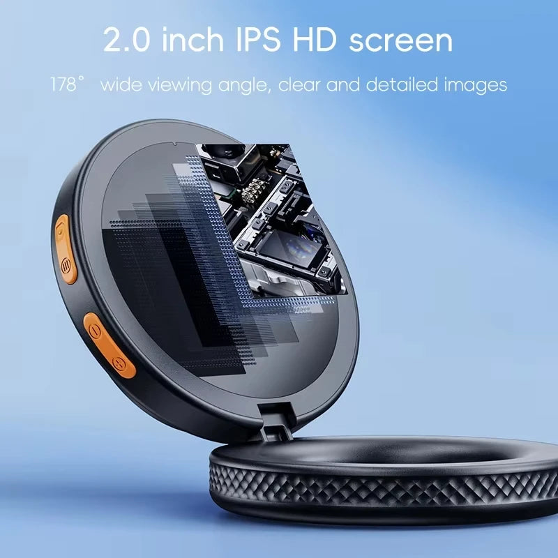 Moktan Sabai 500X Digital Microscope 2 Inch IPS Screen Handheld Magnifier with LED
