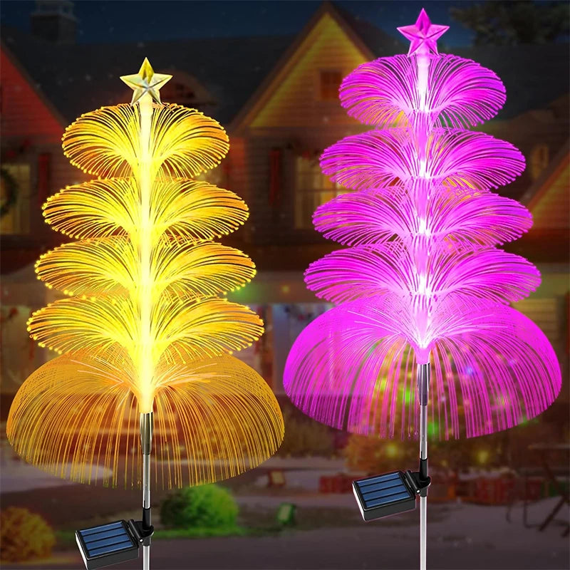 Moktan Sabai Solar Jellyfish Garden Lights Outdoor Color Changing LED Landscape Pathway Lamp