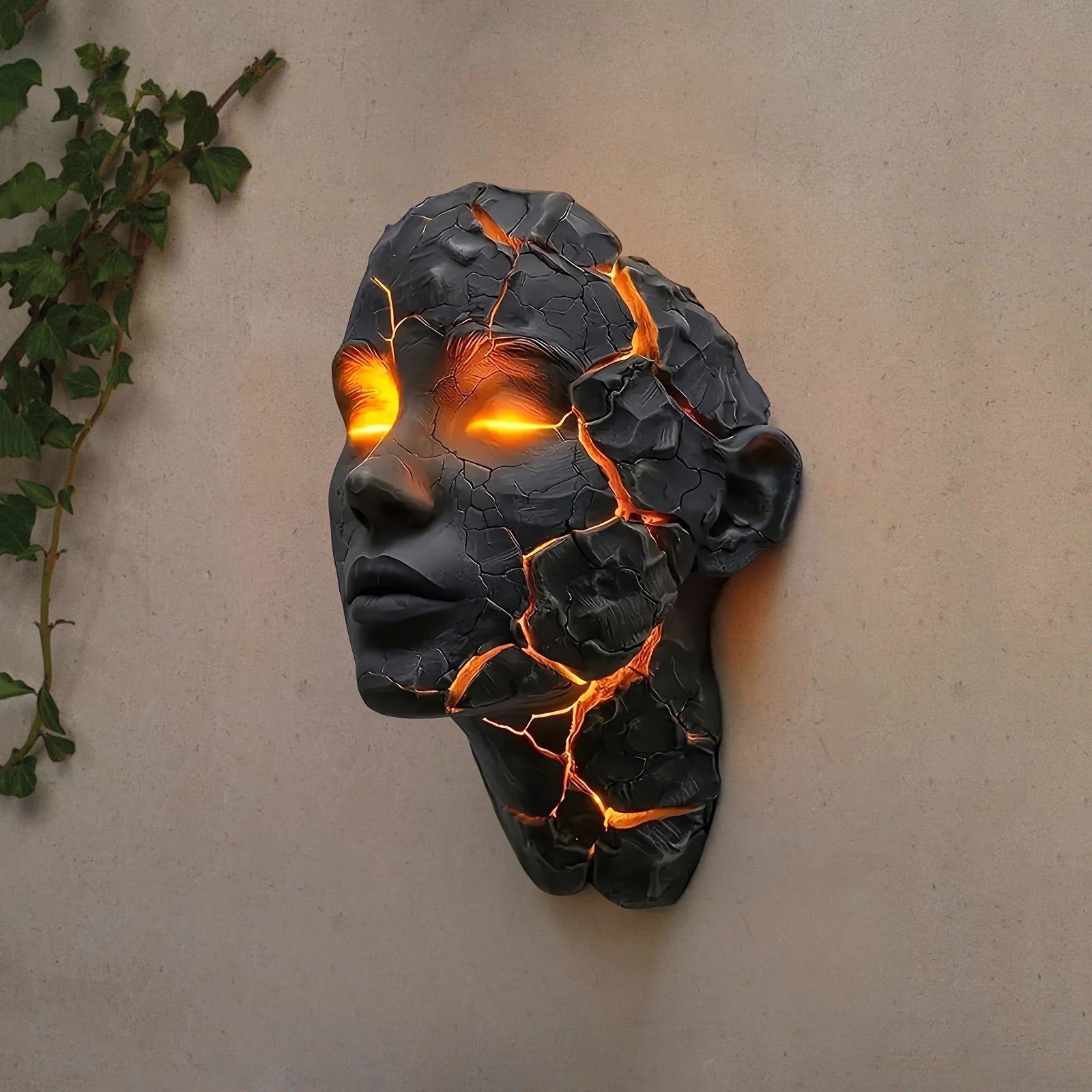Moktan Sabai Halloween LED Broken Soul Wall Lamp Night Light Bathroom Reading Studying Hallway