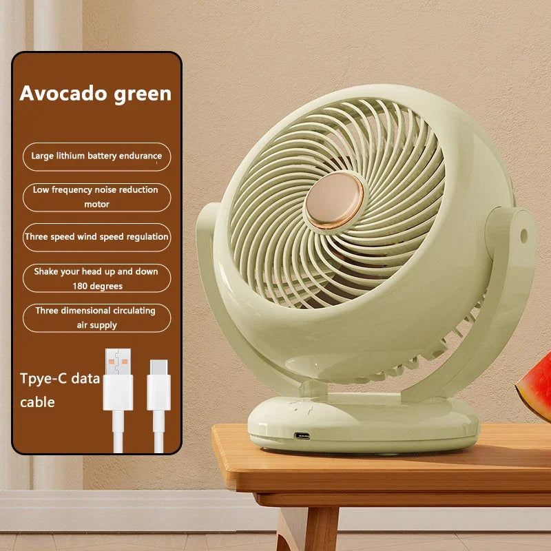 Moktan Sabai Compact Mini Fan | Small Desk Fan with Adjustable Angle | Portable Cooling Solution for Home and Travel
