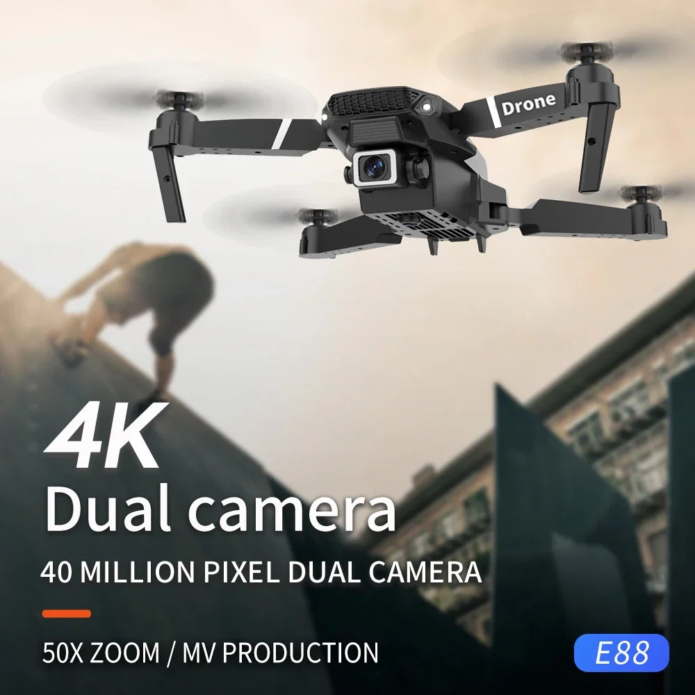 Moktan Sabai 4K WiFi FPV Drone Foldable Quadcopter HD Camera Altitude Hold RC