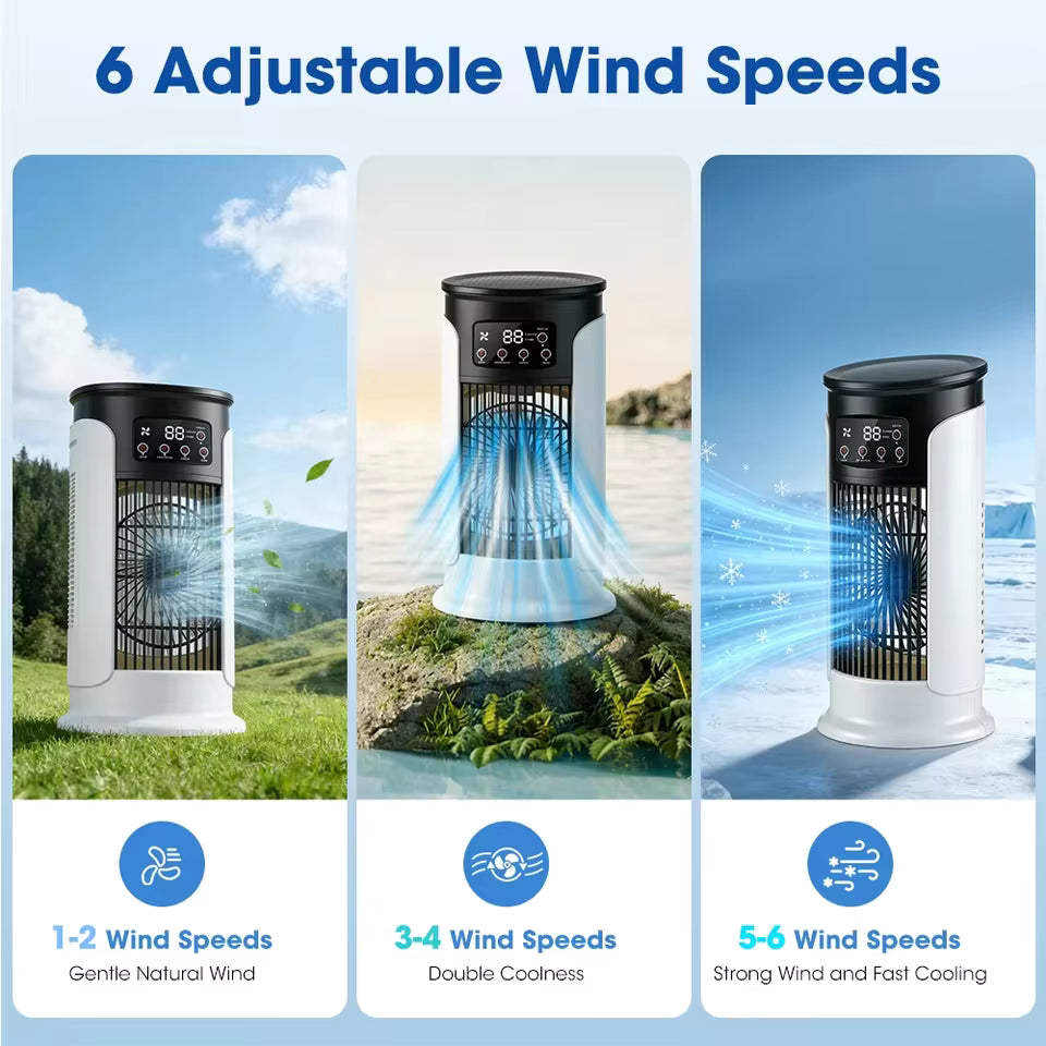 Moktan Sabai Portable Air Cooler Fan Personal Air Conditioner with Water Tank
