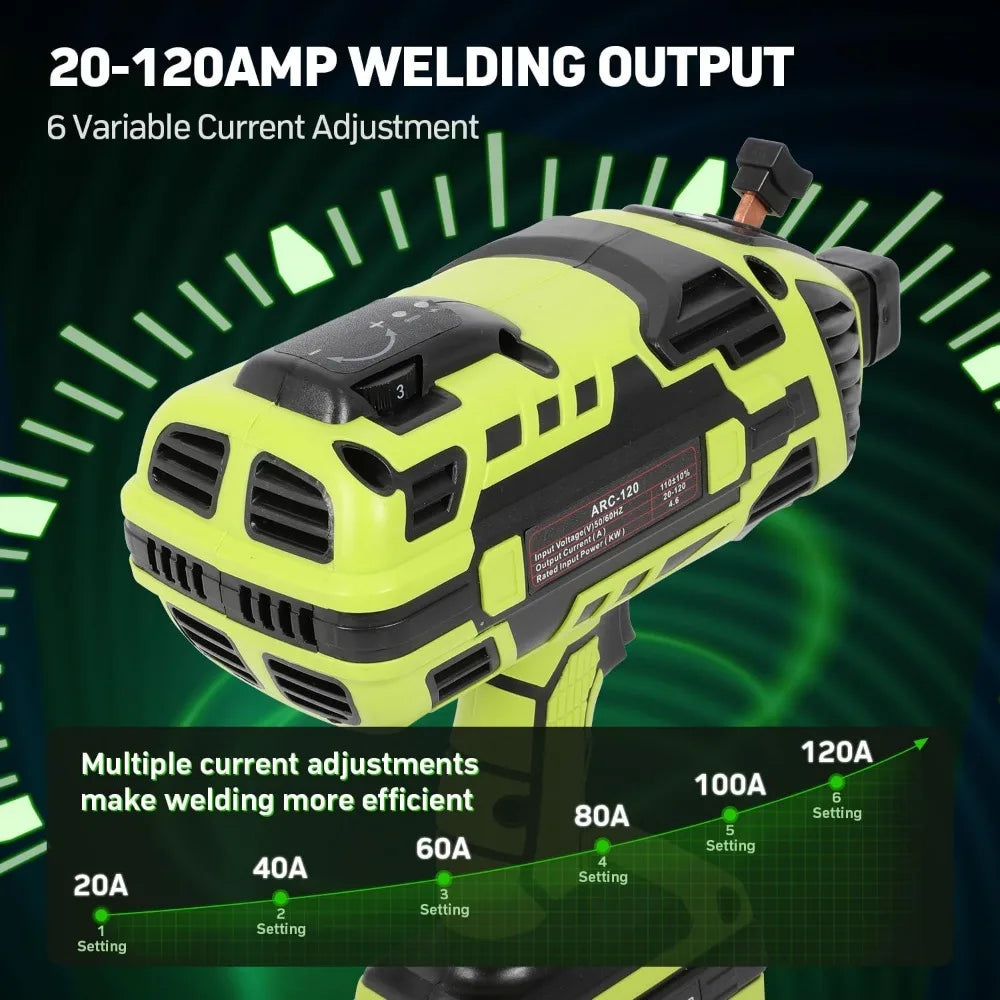Moktan Sabai 110V Handheld Portable Welding Machine IGBT Inverter ARC Welder 20-120Amp Gun