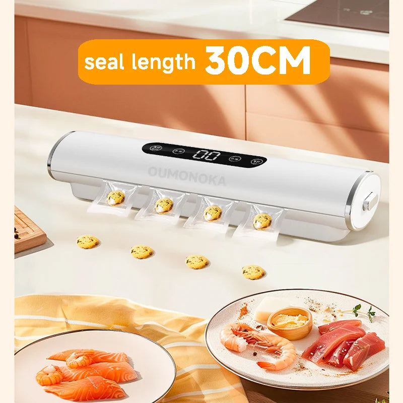 Moktan Sabai Food Vacuum Sealer Machine for Food Storage Kitchen Vacuum Packer and Bag Sealer