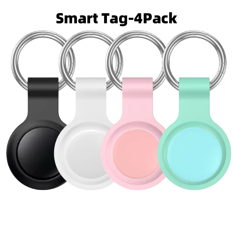 Moktan Sabai 4 Pack Bluetooth GPS Tracker Smart Tag for Luggage Backpack Find My App M1-4Pack