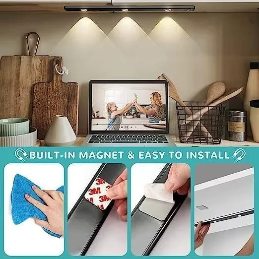 Moktan Sabai Motion Sensor Light Wireless USB LED Night Light for Under Cabinet Lighting