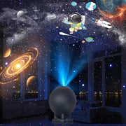 Moktan Sabai Galaxy Projector Star Projector with 12 Films Nebula Night Light Bedroom Ceiling Round Projector