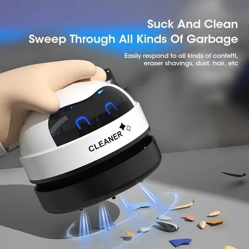 Moktan Sabai USB Mini Desk Vacuum Cleaner Handheld Table Sweeper for Office Crumbs Dust