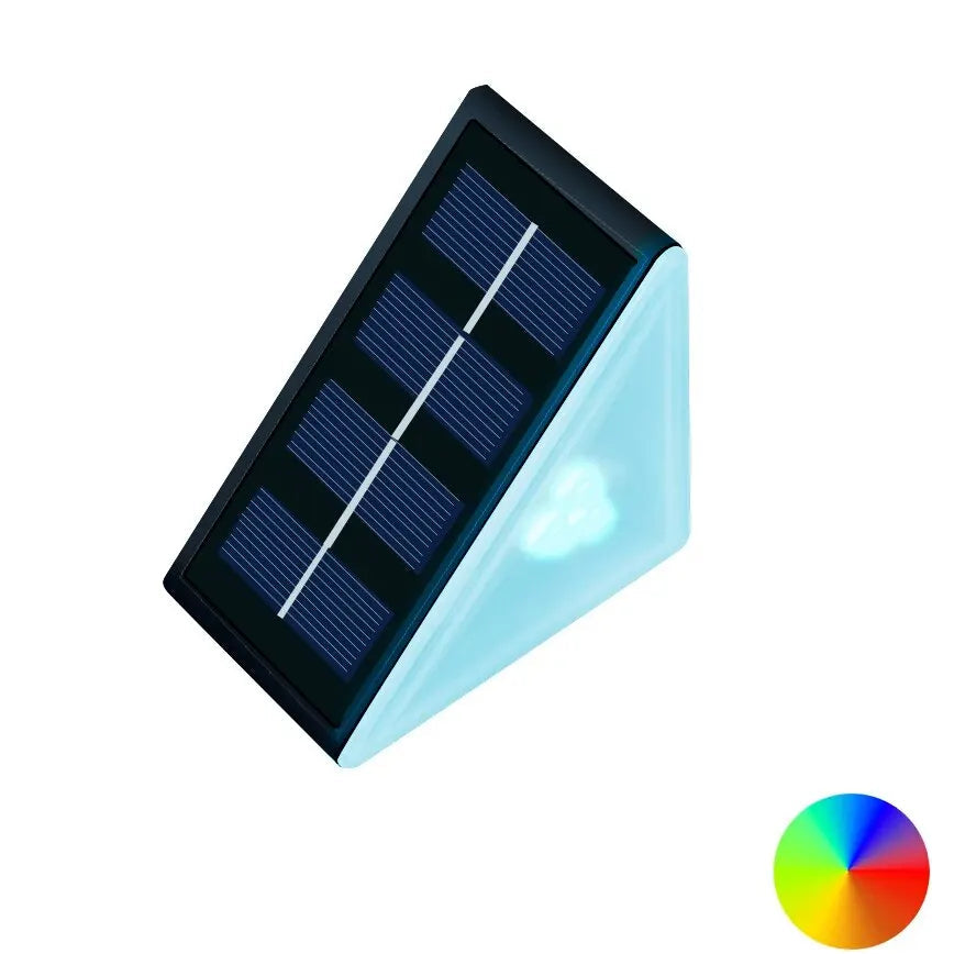 Moktan Sabai Outdoor Solar Step Lights Warm White RGB IP67 Waterproof Pathway Patio Yard RGB