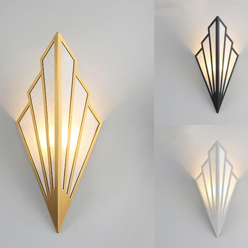 Moktan Sabai Nordic LED Iron Wall Lamp Modern Bedside Wall Light Living Room Bedroom Decor