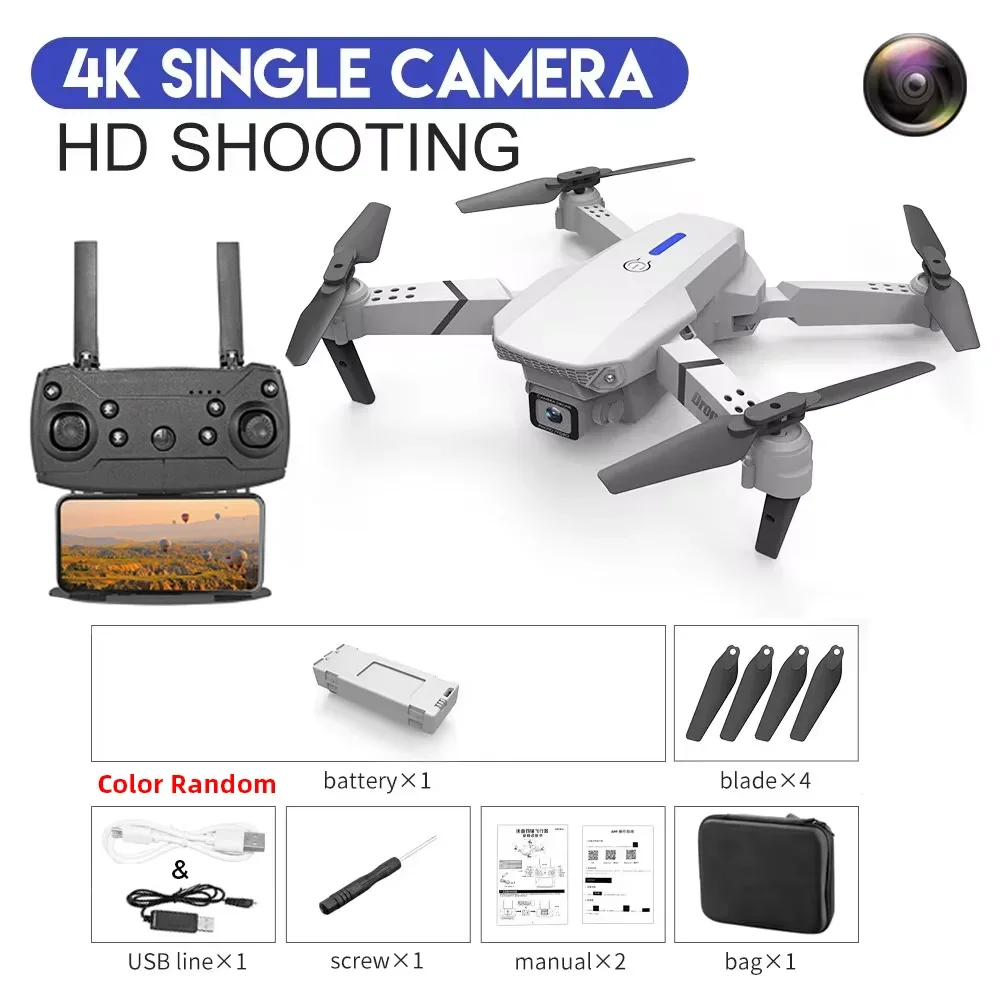 Moktan Sabai 4K WiFi FPV Drone Foldable Quadcopter HD Camera Altitude Hold RC