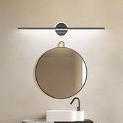 Moktan Sabai LED Mirror Front Wall Light – 40/60cm Gold Black Indoor Lamp for Bathroom & Bedroom Warm white