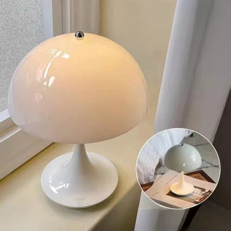 Moktan Sabai Rechargeable Dimmable LED Table Lamp Touch Control Bedside Light for Bedroom