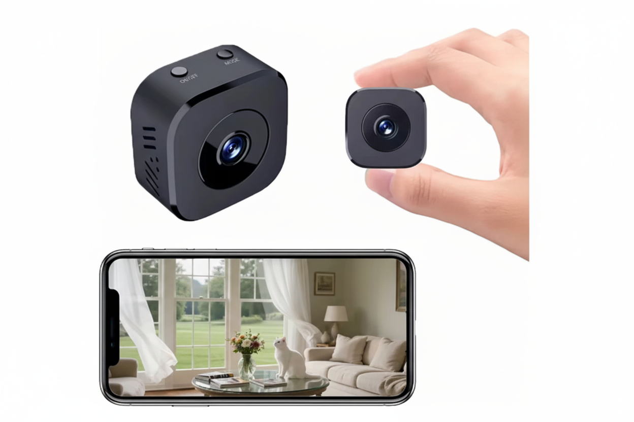 Moktan Sabai Xiaomi 8K Mini Security Camera Full Color Night Vision WiFi Motion Surveillance