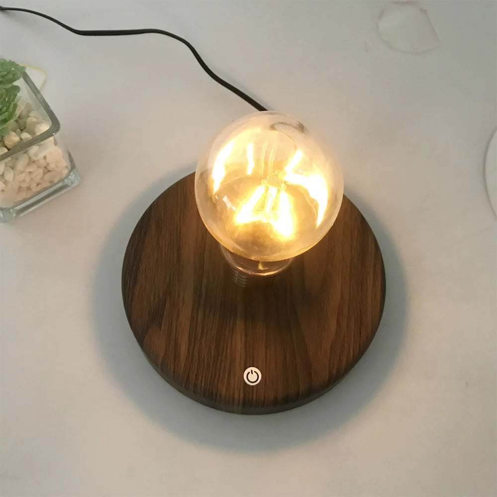 Moktan Sabai Magnetic Levitation Floating LED Bulb Lamp Desk Night Light Home Decor Gift