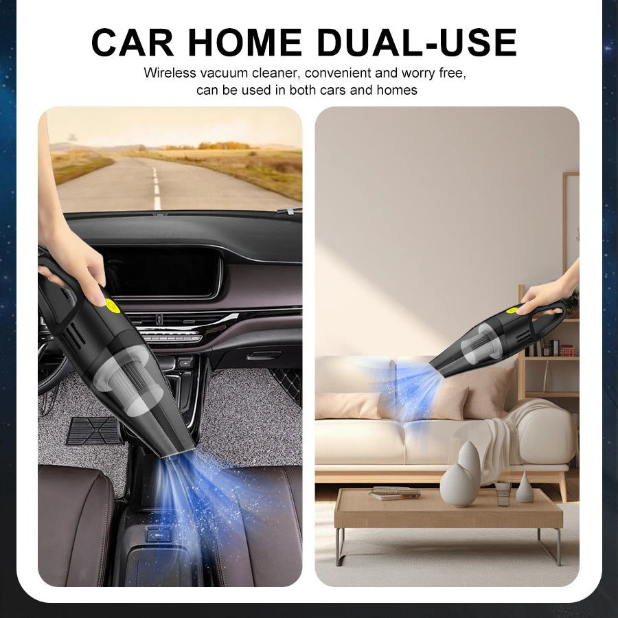 Moktan Sabai Wireless Mini Car Vacuum Cleaner Strong Suction Portable Handheld Blower