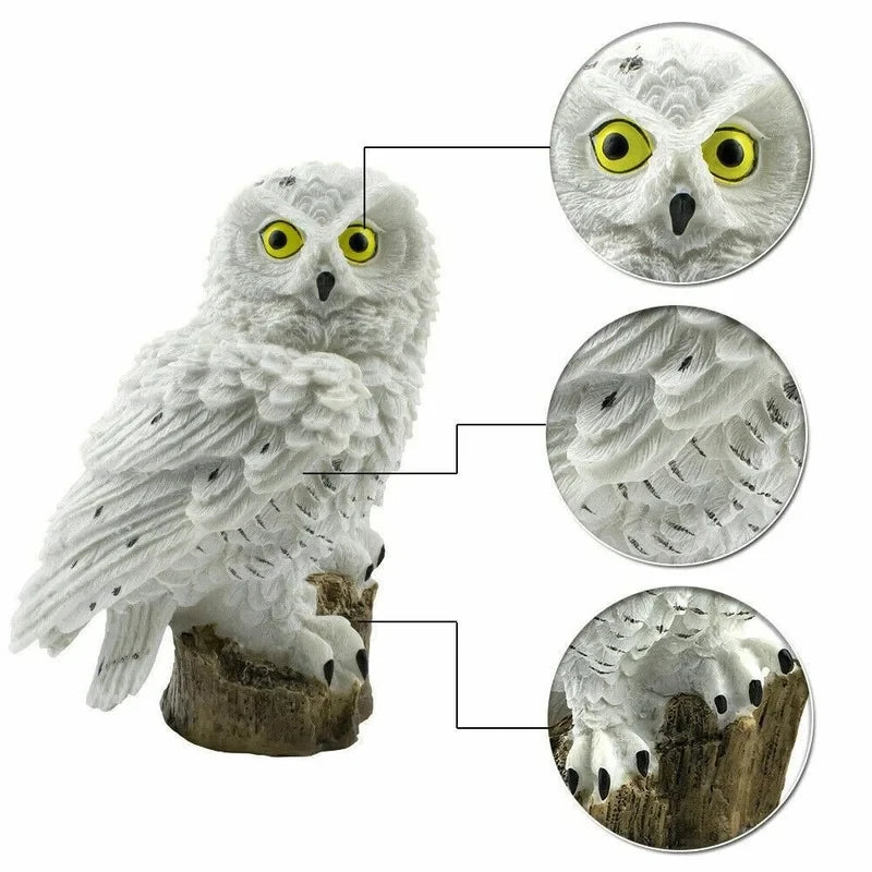 Moktan Sabai Solar Owl Garden Lights Outdoor LED Solar Powered Waterproof Animal Lamp Decor