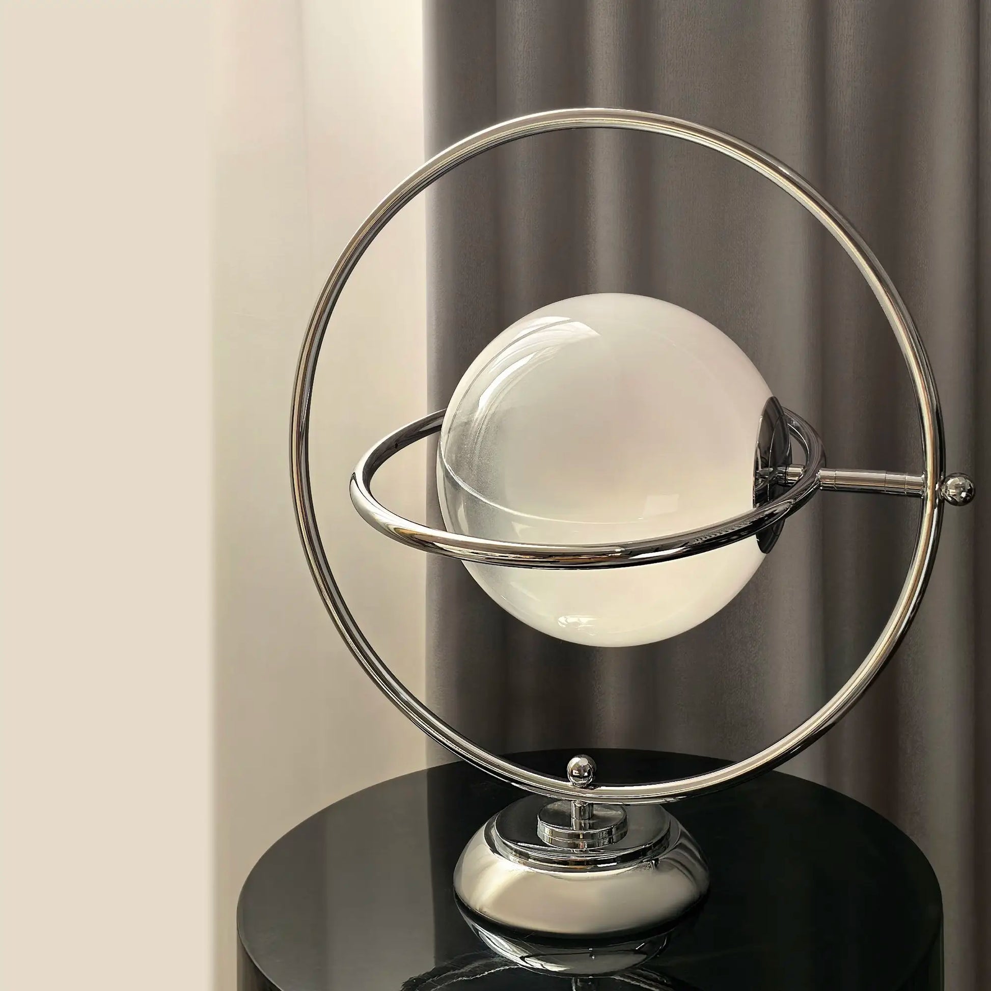 Moktan Sabai Minimalist Planet Desk Lamp Bauhaus Moon Glass Bedside Light Modern Home Decor