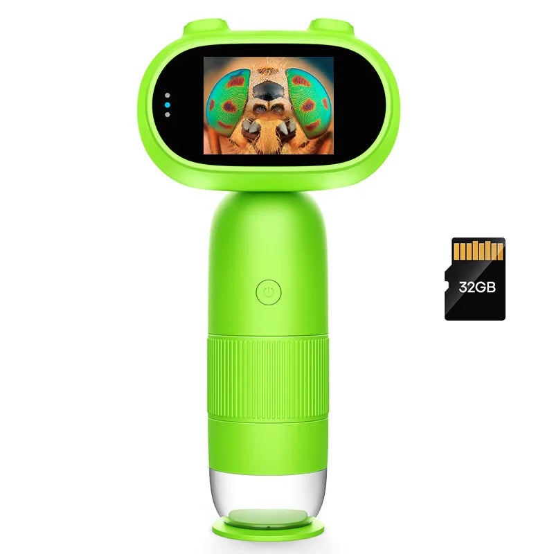 Moktan Sabai Kids Digital Microscope 1000X Handheld Microscope with LED Lights USB